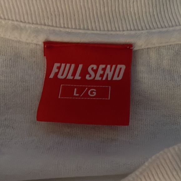 “FULL SEND” long sleeve. 100% cotton. Barely worn. - Picture 2 of 2